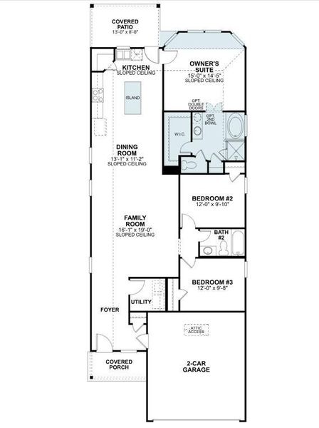 2D floor plan layout of this home in Ambrose, La Marque, TX (Image 3). 2D floor plan layout of this home in Ambrose, La Marque, TX (Image 3).