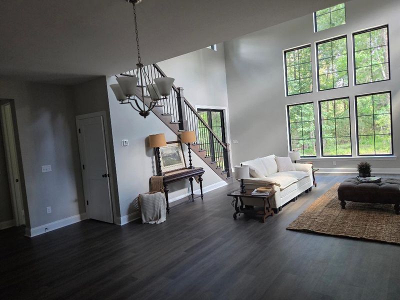 Furnished interior view inside a new home in , Meggett (Image 6). Furnished interior view inside a new home in , Meggett (Image 6).