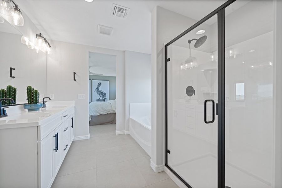 Furnished interior view inside a new home in Combs Ranch, San Tan Valley (Image 16).
