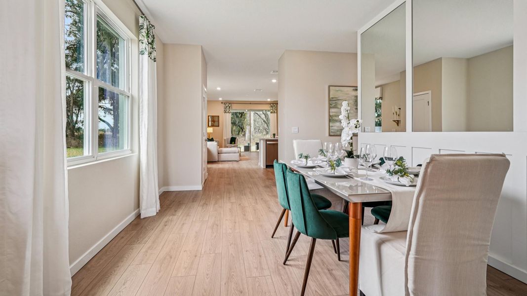 Furnished interior view inside a new home in Ocala Preserve, Ocala (Image 4).
