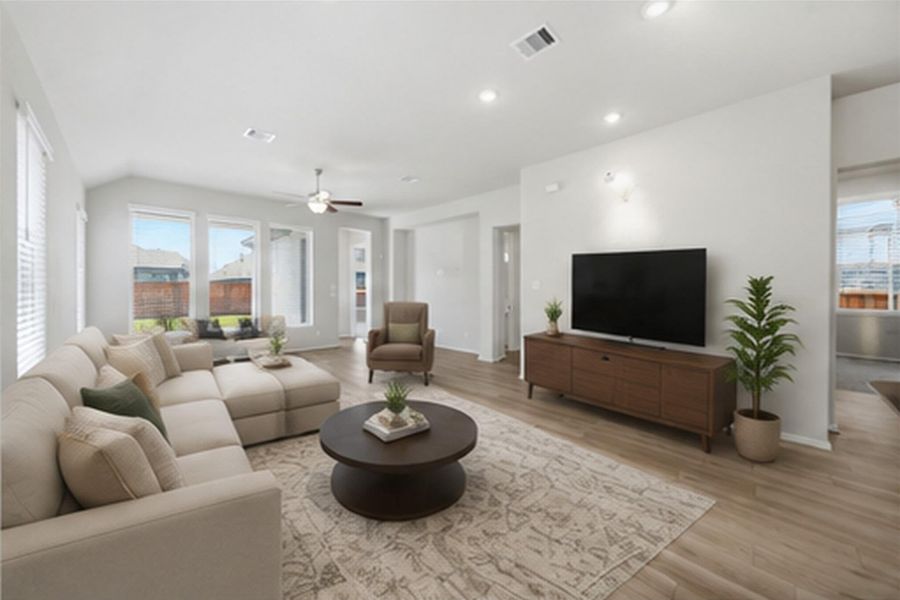 Furnished interior view inside a new home in , Cypress (Image 5). Furnished interior view inside a new home in , Cypress (Image 5).