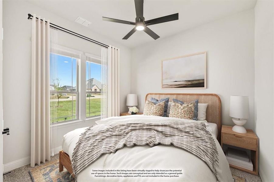 Furnished interior view inside a new home in Wildcat Ridge Phase 2 and 4, Godley (Image 16).
