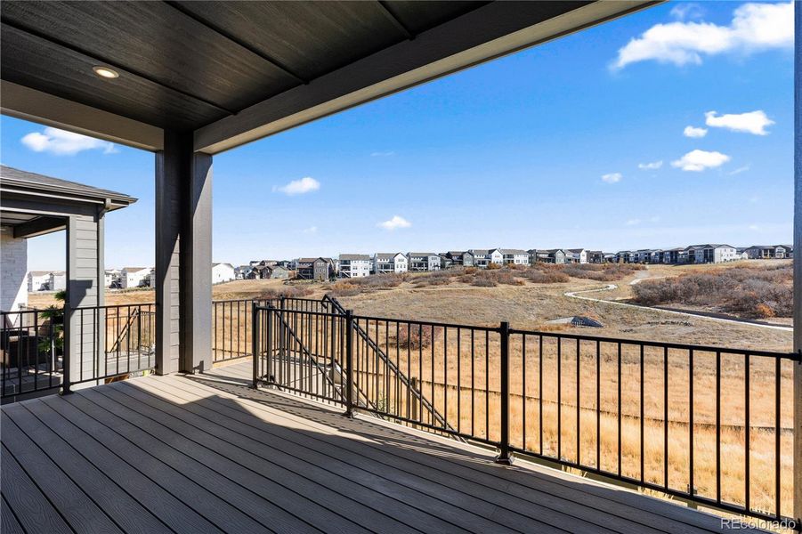 Exterior details and patio area of a home in , Castle Pines (Image 24). Exterior details and patio area of a home in , Castle Pines (Image 24).