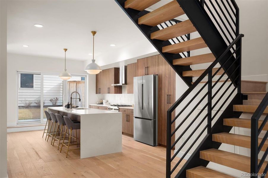 Furnished interior view inside a new home in , Denver (Image 13).