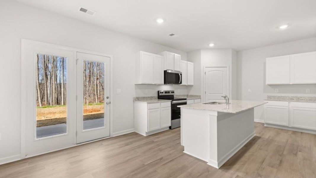 Furnished interior view inside a new home in Hughes Court, Dawsonville (Image 8).