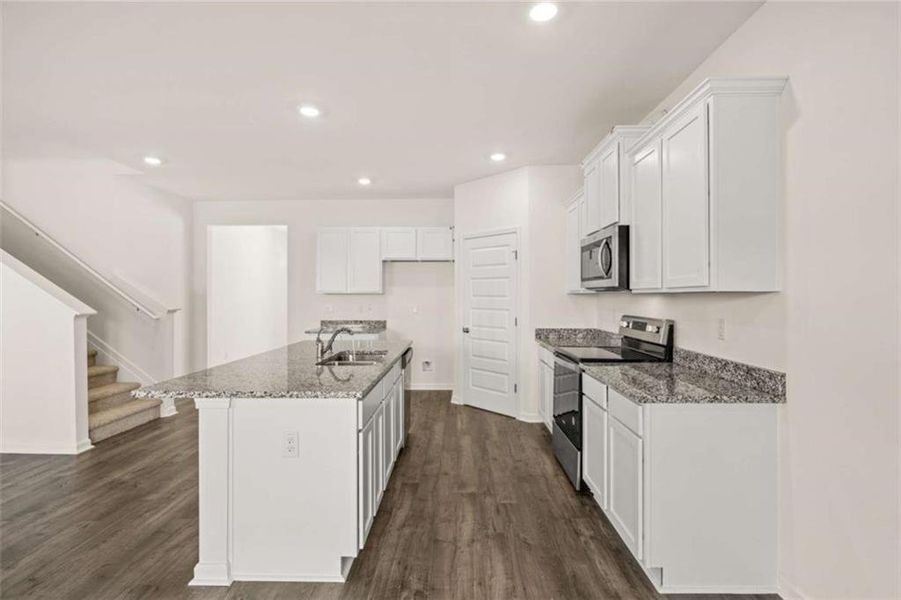 Furnished interior view inside a new home in The Preserve at Agricultural Village, Perry (Image 3).