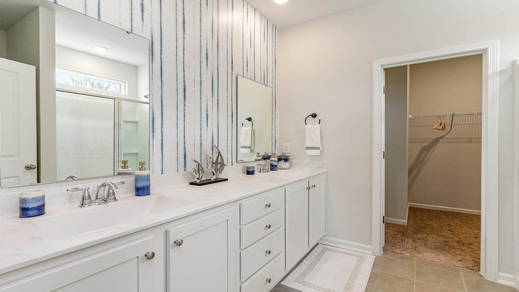 Furnished interior view inside a new home in Livingston Woods, Irmo (Image 16).