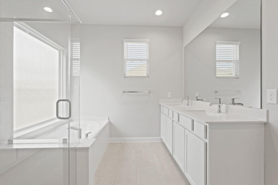 Furnished interior view inside a new home in Grand Oaks Village, Houston (Image 5). Furnished interior view inside a new home in Grand Oaks Village, Houston (Image 5).