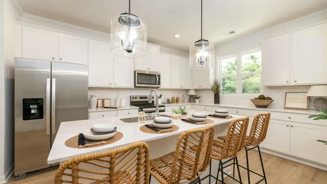 Furnished interior view inside a new home in Benteen Reserve, Atlanta (Image 7).