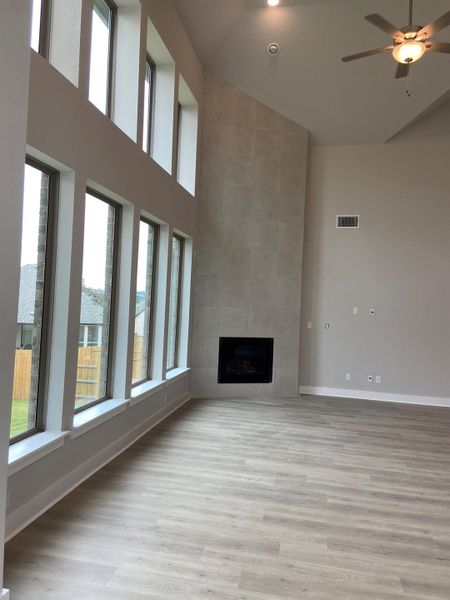 Family Room with Fireplace