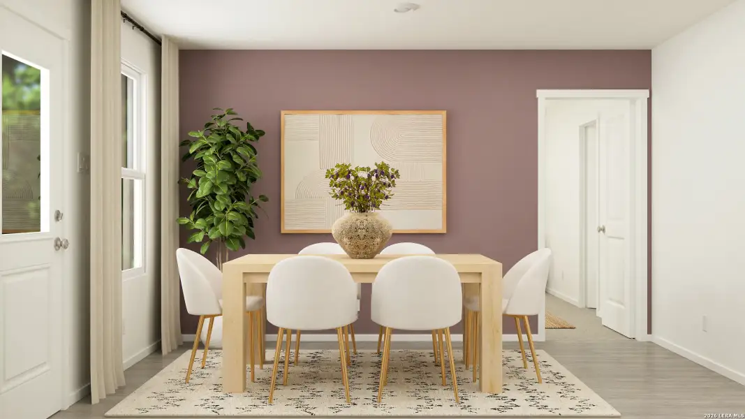 Furnished interior view inside a new home in Guadalupe Heights, Seguin (Image 15).