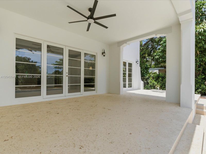 Exterior details and patio area of a home in , South Miami (Image 25).