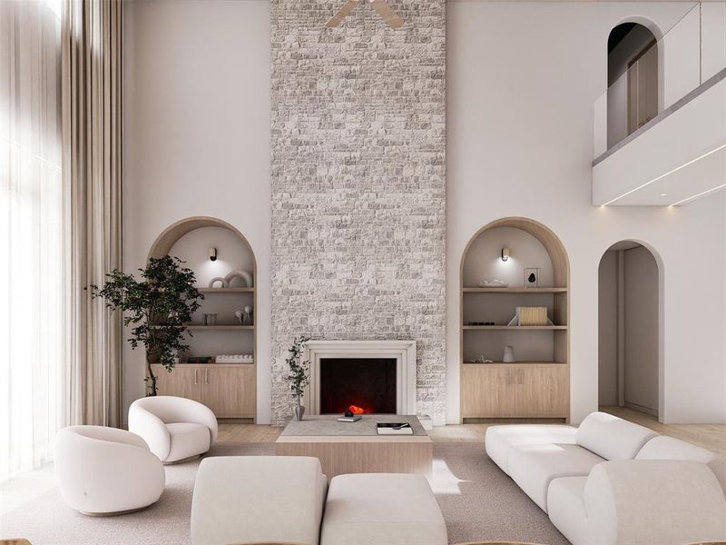 Furnished interior view inside a new home in , Dallas (Image 17).