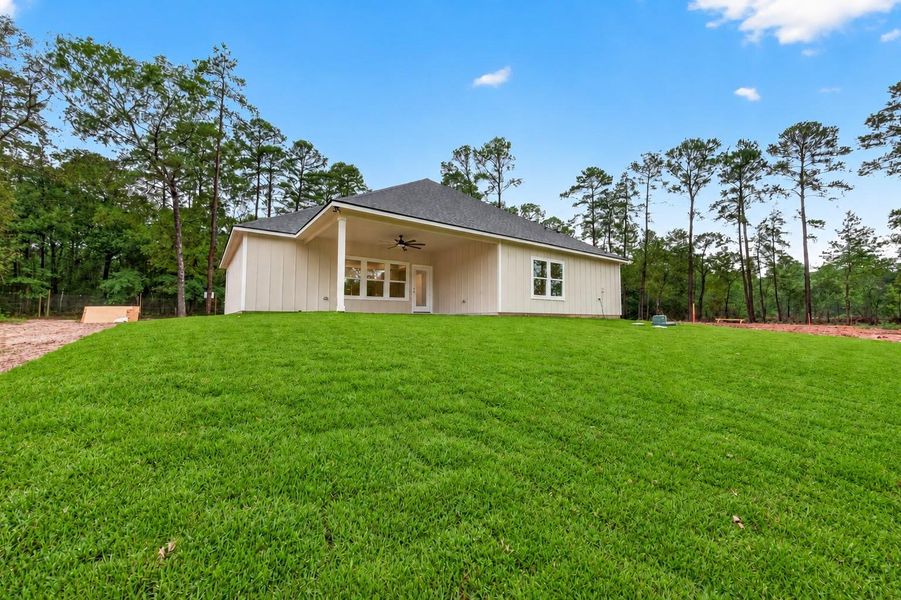 Exterior details and patio area of a home in , Plantersville (Image 4). Exterior details and patio area of a home in , Plantersville (Image 4).