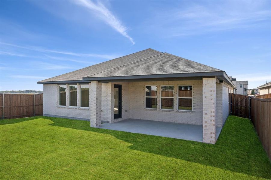 Exterior details and patio area of a home in Santorini, Seagoville (Image 17). Exterior details and patio area of a home in Santorini, Seagoville (Image 17).