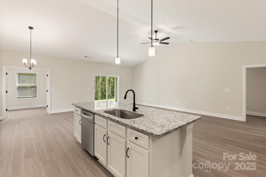 Furnished interior view inside a new home in Colonial Crossing, Troutman (Image 9). Furnished interior view inside a new home in Colonial Crossing, Troutman (Image 9).