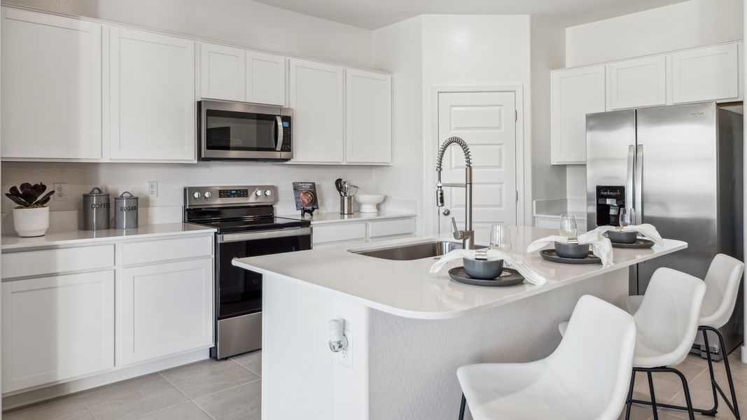 Furnished interior view inside a new home in Desert Moon Estates, Buckeye (Image 5). Furnished interior view inside a new home in Desert Moon Estates, Buckeye (Image 5).