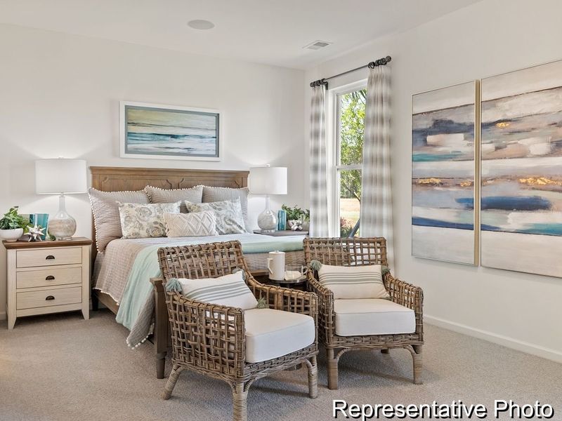 Furnished interior view inside a new home in Homecoming, Ravenel (Image 11). Furnished interior view inside a new home in Homecoming, Ravenel (Image 11).