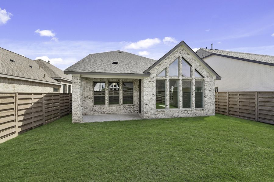 Exterior details and patio area of a home in Austin Point, Richmond (Image 3).