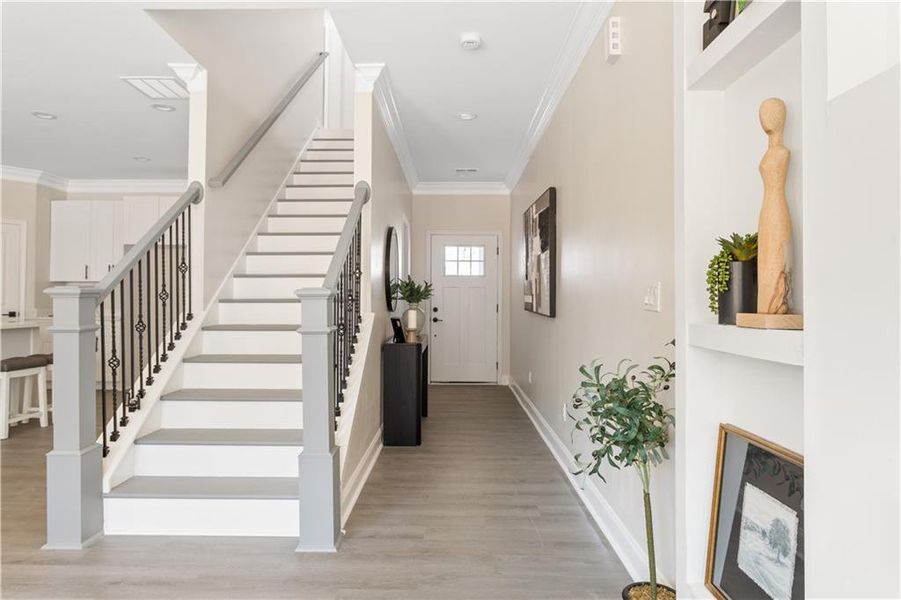 Furnished interior view inside a new home in , Atlanta (Image 7).