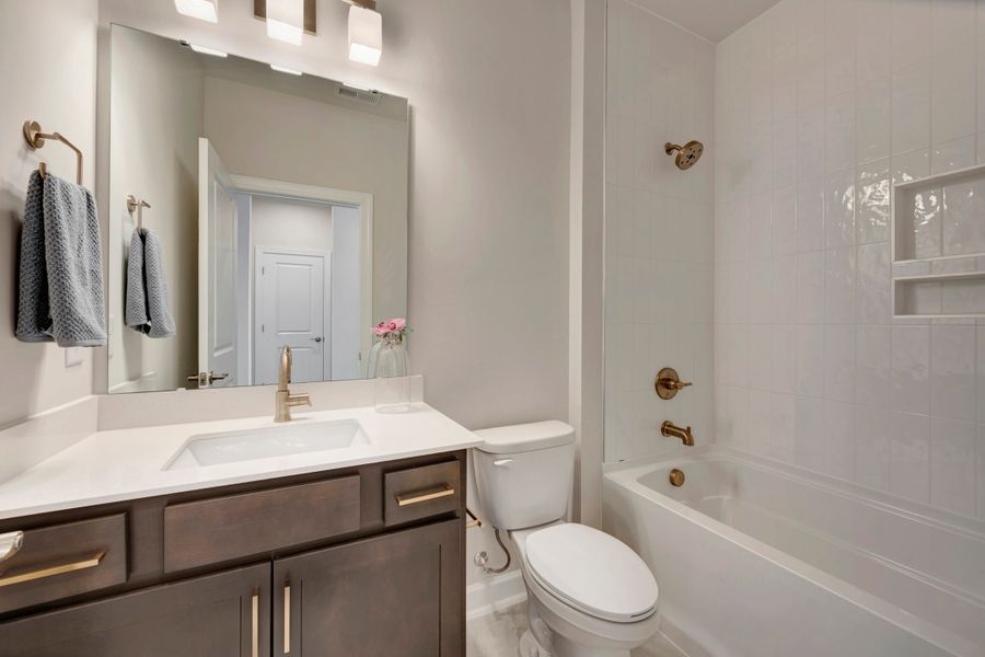 Representative furnished interior of a home built from the Aspen Creek by Tri Pointe Homes in Altis At Serenity | A 55+ Community, Fuquay Varina (Image 32).