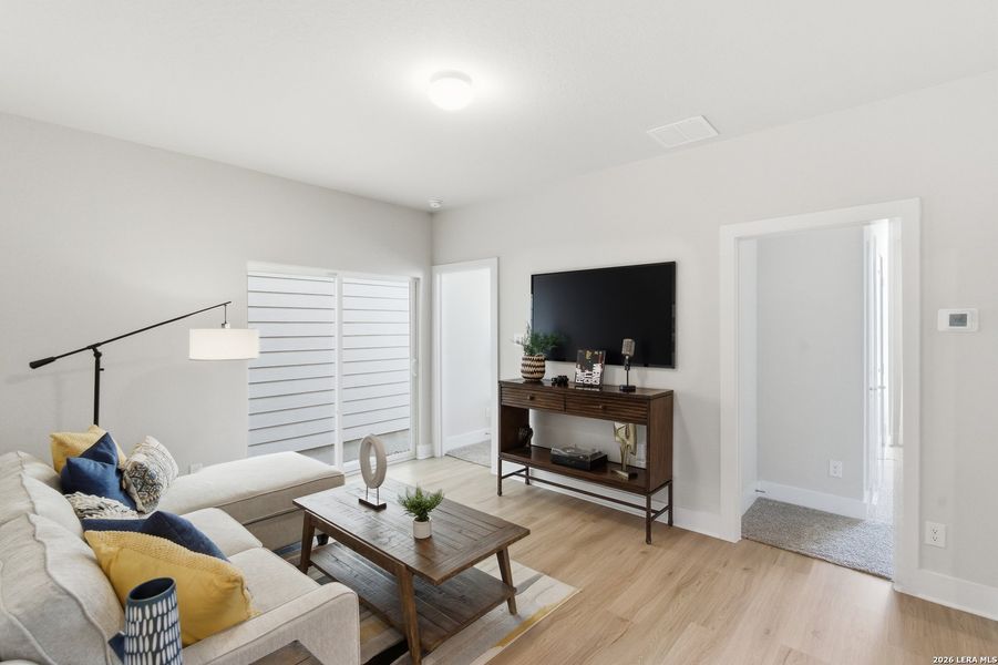 Furnished interior view inside a new home in Rose Hill, San Antonio (Image 12).