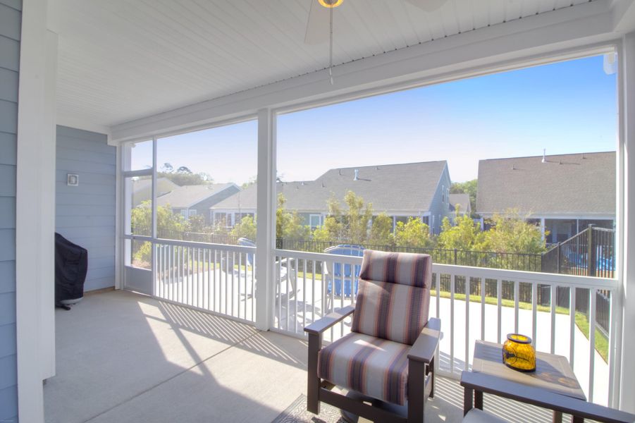 Exterior details and patio area of a home in Cresswind Charleston, Summerville (Image 28).