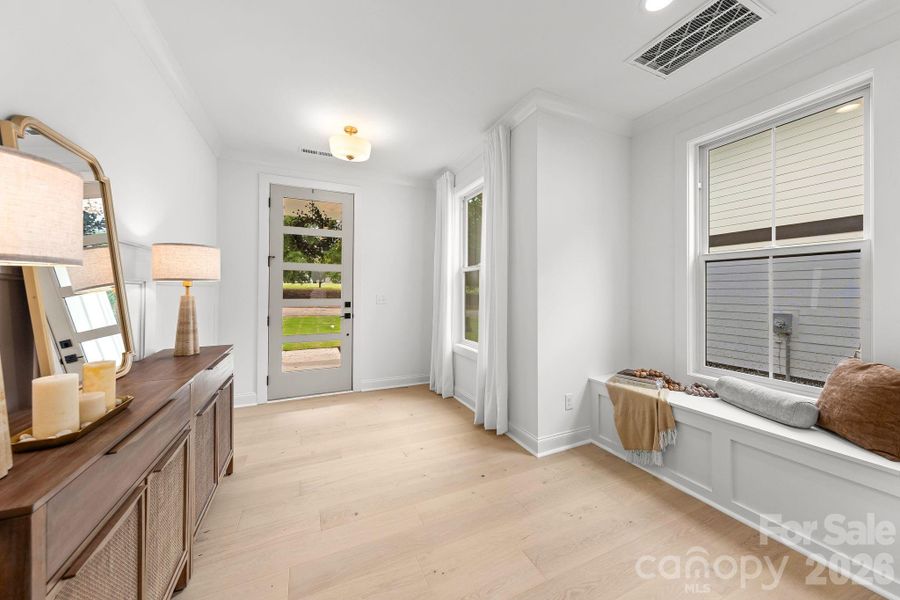 Furnished interior view inside a new home in , Charlotte (Image 17).