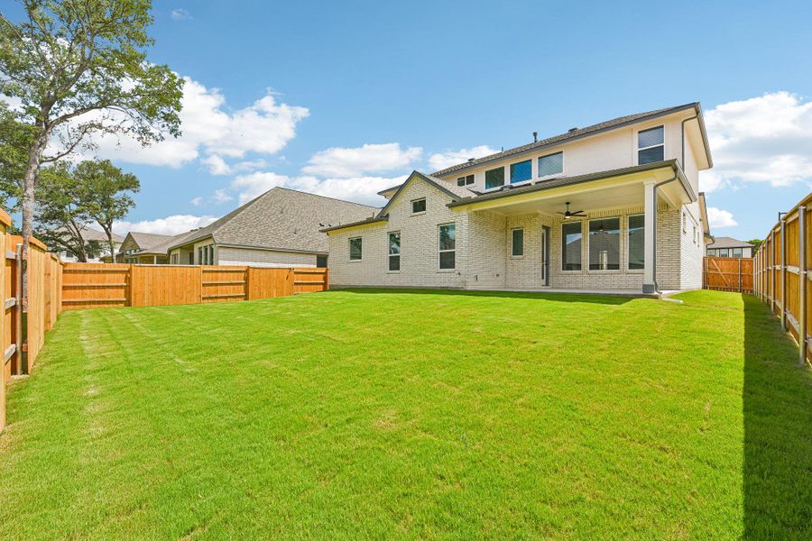 Exterior details and patio area of a home in 6 Creeks, Kyle (Image 21). Exterior details and patio area of a home in 6 Creeks, Kyle (Image 21).
