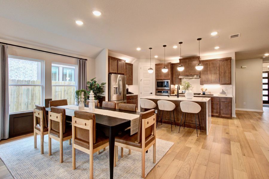 Representative furnished interior of a home built from the Enclave Series - Fiji by DRB Homes in Dauer Ranch, New Braunfels (Image 8).