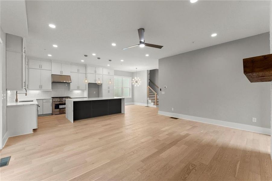 Furnished interior view inside a new home in West Town, Atlanta (Image 34).