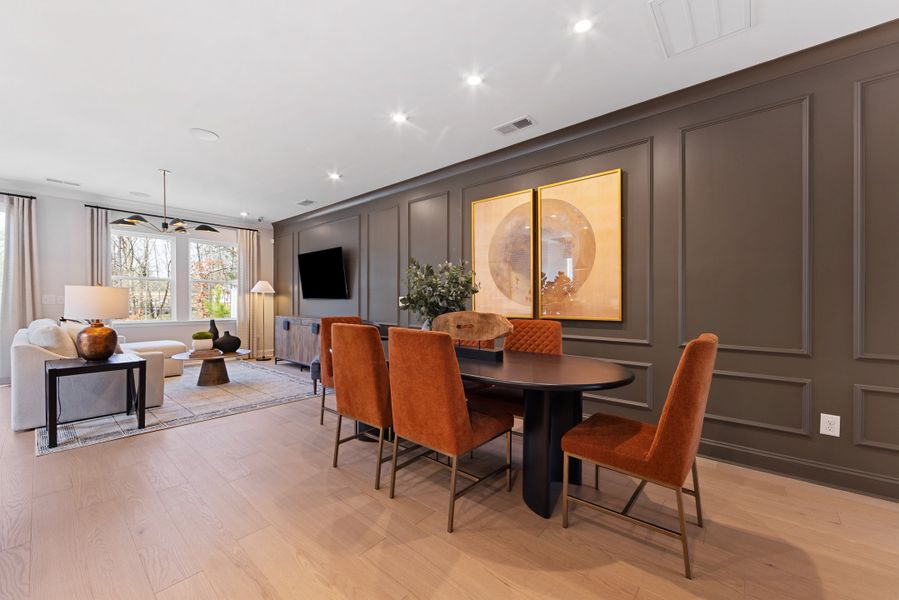 Representative furnished interior of a home built from the Knight by Tri Pointe Homes in Southbridge, Fort Mill (Image 11).