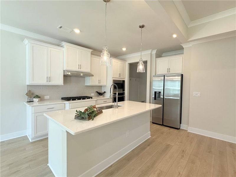 Furnished interior view inside a new home in Ponderosa Farms Estates, Gainesville (Image 9).