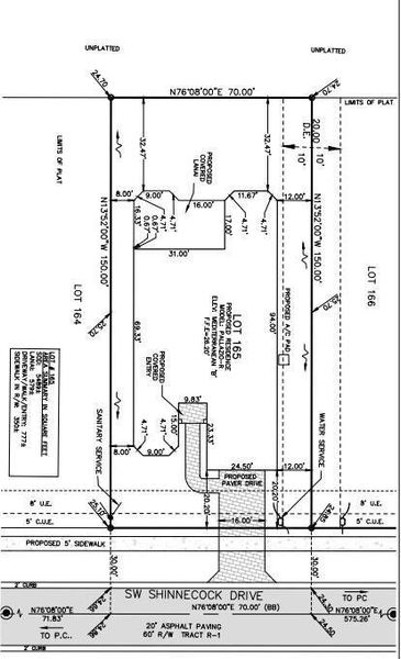 Preliminary Plot Plan Preliminary Plot Plan
