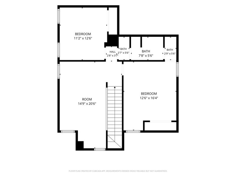 2D floor plan layout of this home in , Smithville, TX (Image 3).