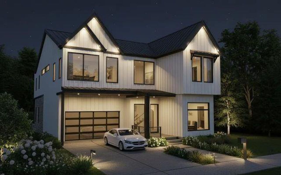 Front exterior of a new home in , Atlanta, GA, highlighting curb appeal (Image 2).