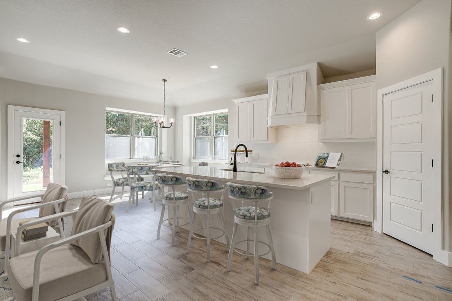 Representative furnished interior of a home built from the The Violet by Kenmark Homes in Whispering Winds, Springtown (Image 6). Representative furnished interior of a home built from the The Violet by Kenmark Homes in Whispering Winds, Springtown (Image 6).