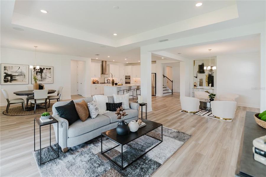 Furnished interior view inside a new home in Sweetwater at Lakewood Ranch, Bradenton (Image 8). Furnished interior view inside a new home in Sweetwater at Lakewood Ranch, Bradenton (Image 8).