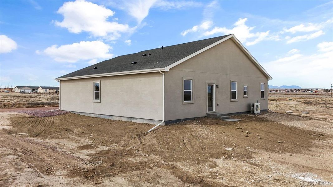 Exterior details and patio area of a home in , Pueblo West (Image 22).