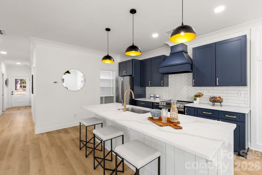 Furnished interior view inside a new home in , Charlotte (Image 31). Furnished interior view inside a new home in , Charlotte (Image 31).