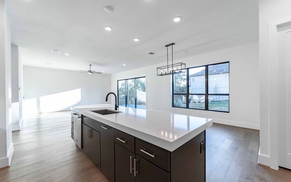 Furnished interior view inside a new home in Preserve at Lakeway, Austin (Image 8).
