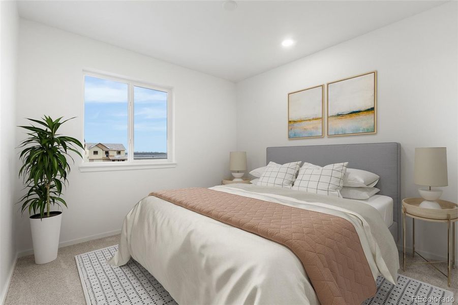 Furnished interior view inside a new home in Wolf Creek Run West, Strasburg (Image 8).