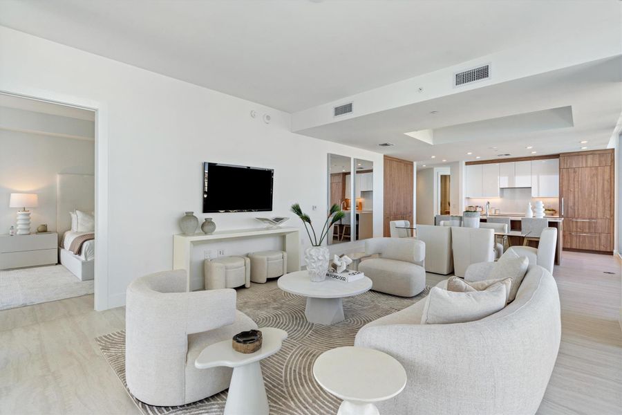 Furnished interior view inside a new home in , Fort Lauderdale (Image 14). Furnished interior view inside a new home in , Fort Lauderdale (Image 14).