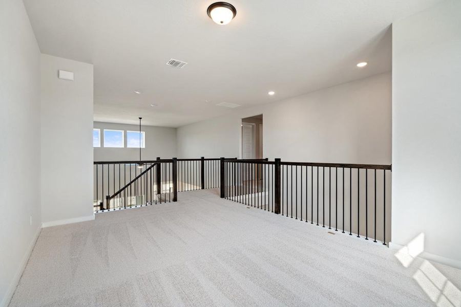 Spacious, unfurnished interior of a new home in Park Collection at Lariat, Liberty Hill (Image 30). Spacious, unfurnished interior of a new home in Park Collection at Lariat, Liberty Hill (Image 30).