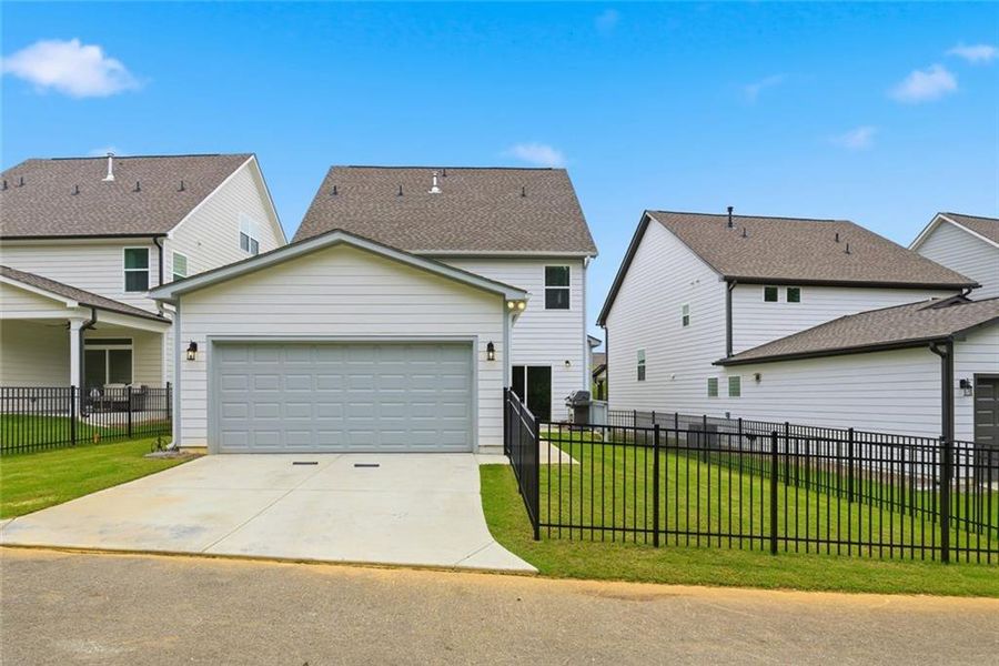 Front exterior of a new home in Marble Tree, Ball Ground, GA, highlighting curb appeal (Image 22).