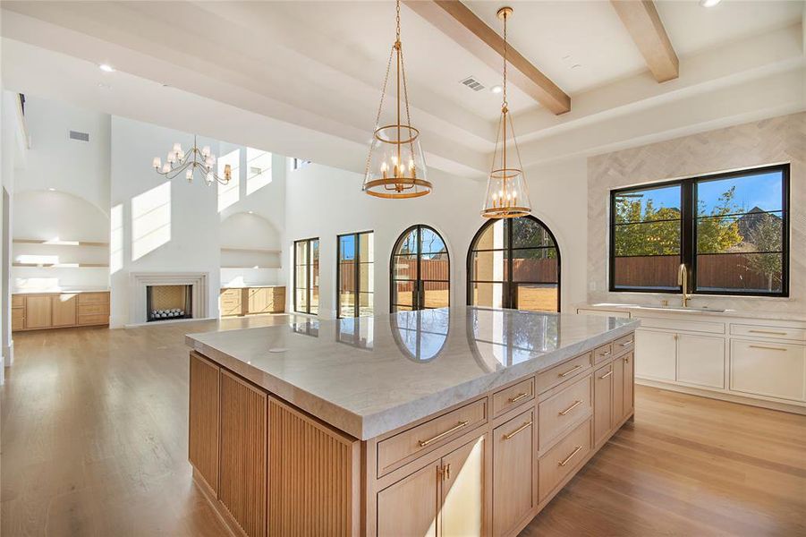 Furnished interior view inside a new home in , Dallas (Image 13).