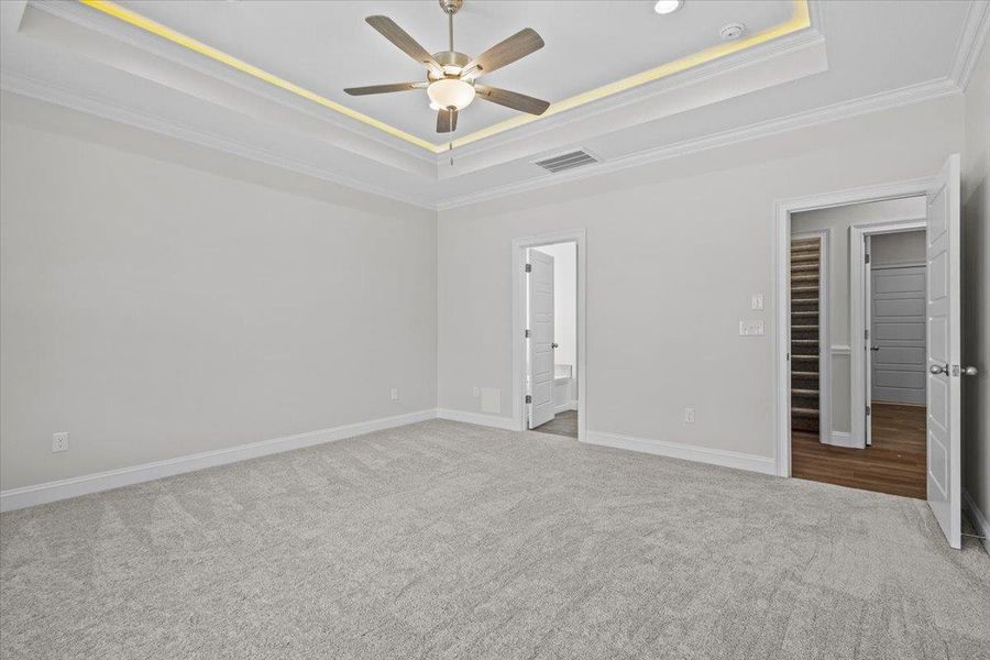 Spacious, unfurnished interior of a new home in Messer Farms, Inman (Image 19).
