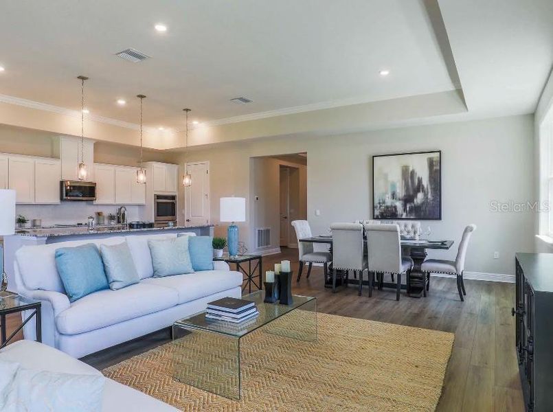 Furnished interior view inside a new home in , Beverly Hills (Image 8).