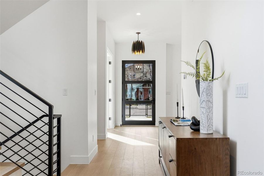 Furnished interior view inside a new home in , Denver (Image 35).