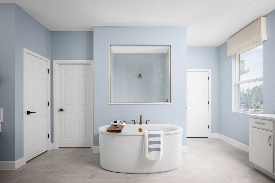 Representative furnished interior of a home built from the Exbury by Landsea Homes in Trinity Gardens, Deland (Image 13).